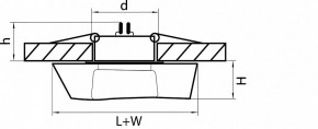 Встраиваемый светильник Lightstar Flutto 006430 в Режи - rezh.mebel24.online | фото 3