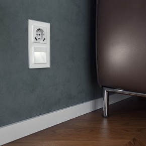 Заглушка для поста с подсветкой, без рамки Werkel белый W1154101 в Режи - rezh.mebel24.online | фото 2