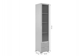ЗЕФИР Гостиная К1 (белое дерево/белый муар) в Режи - rezh.mebel24.online | фото 5