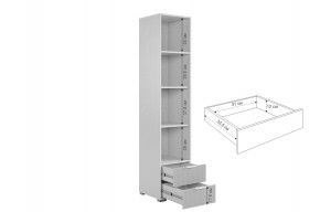 ЗЕФИР Гостиная К1 (белое дерево/белый муар) в Режи - rezh.mebel24.online | фото 6