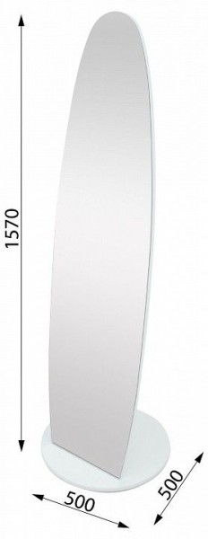 Зеркало напольное Стелла в Режи - rezh.mebel24.online | фото 8