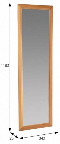 Зеркало настенное Селена в Режи - rezh.mebel24.online | фото 3