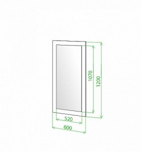 Зеркало настенное Toivo ЗР 120 в Режи - rezh.mebel24.online | фото 2